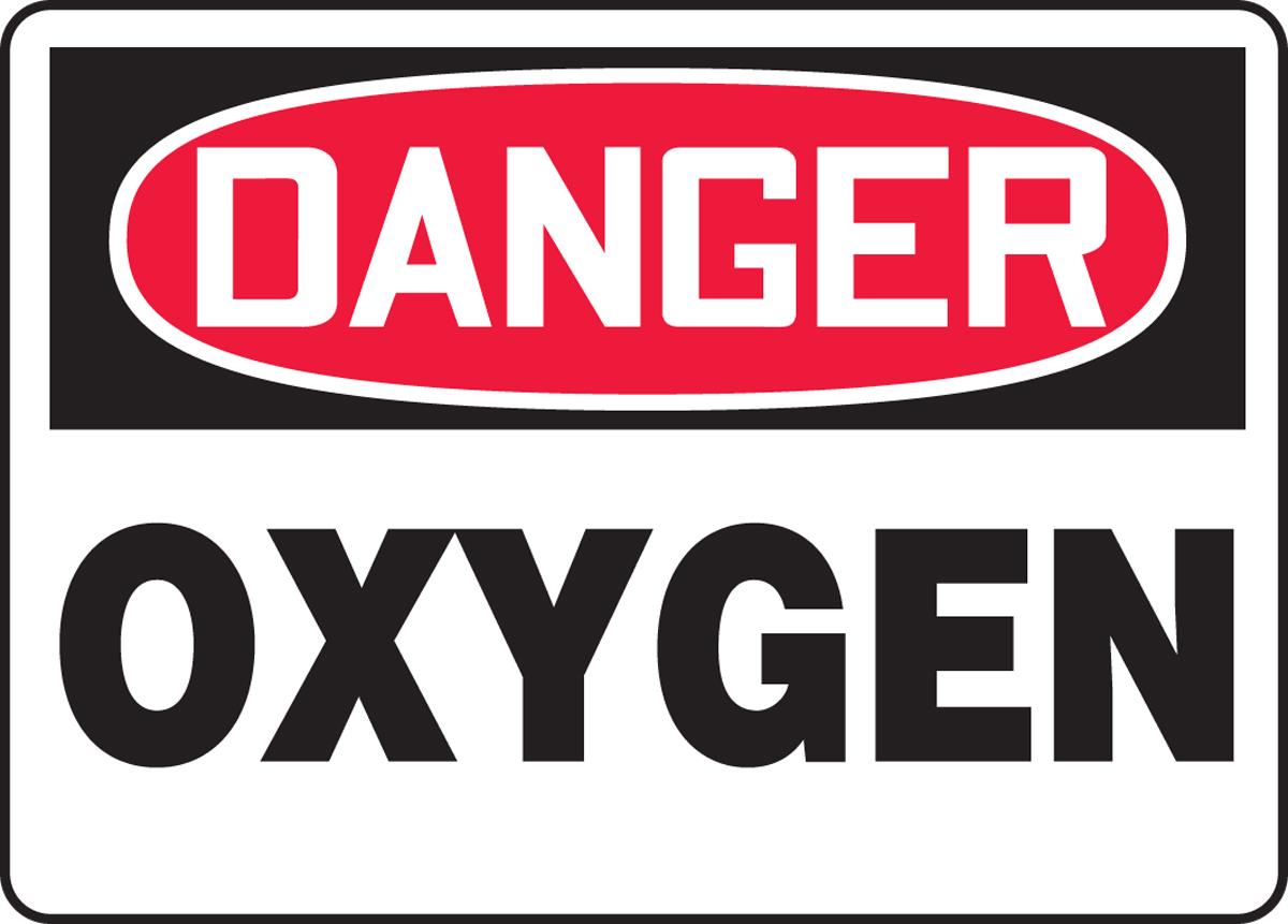 Danger Oxygen, ALM - Chemical & Hazardous Material